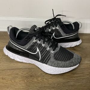 Nike React Infinity Run Flyknit 2 White Black - Size 10.5